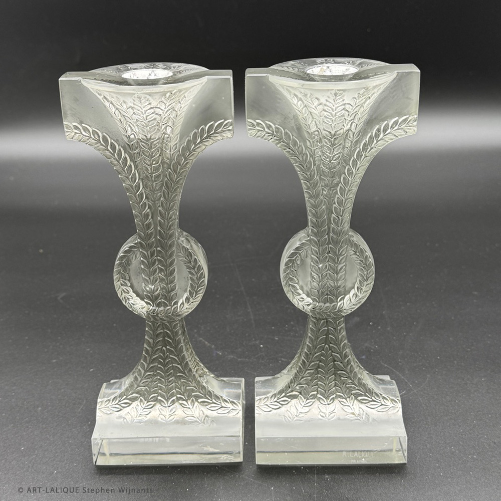 Candlesticks R.LALIQUE 1934