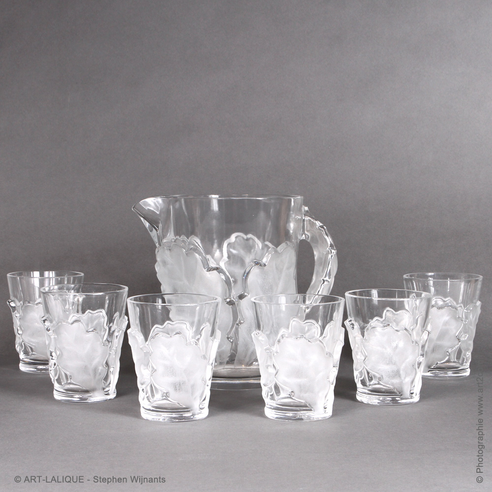 Orangeade set Marc LALIQUE 1950