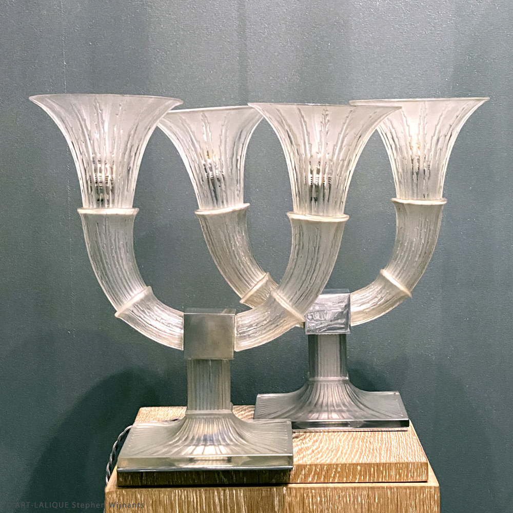  Candélabres R.LALIQUE 1936