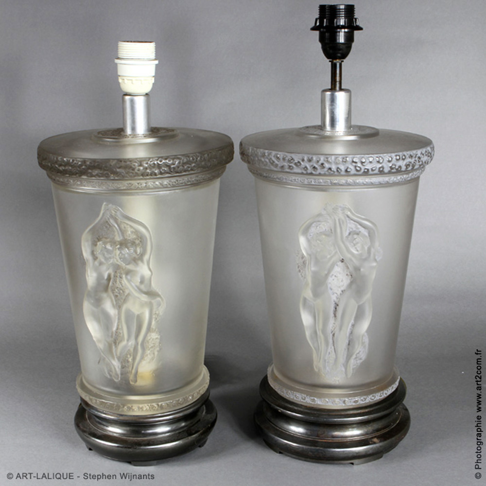 Lampes  LALIQUE 1950