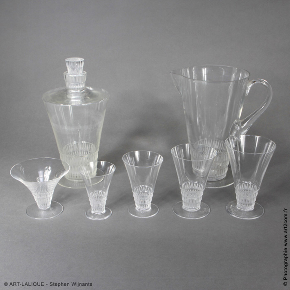 Service de verres R.LALIQUE 1930