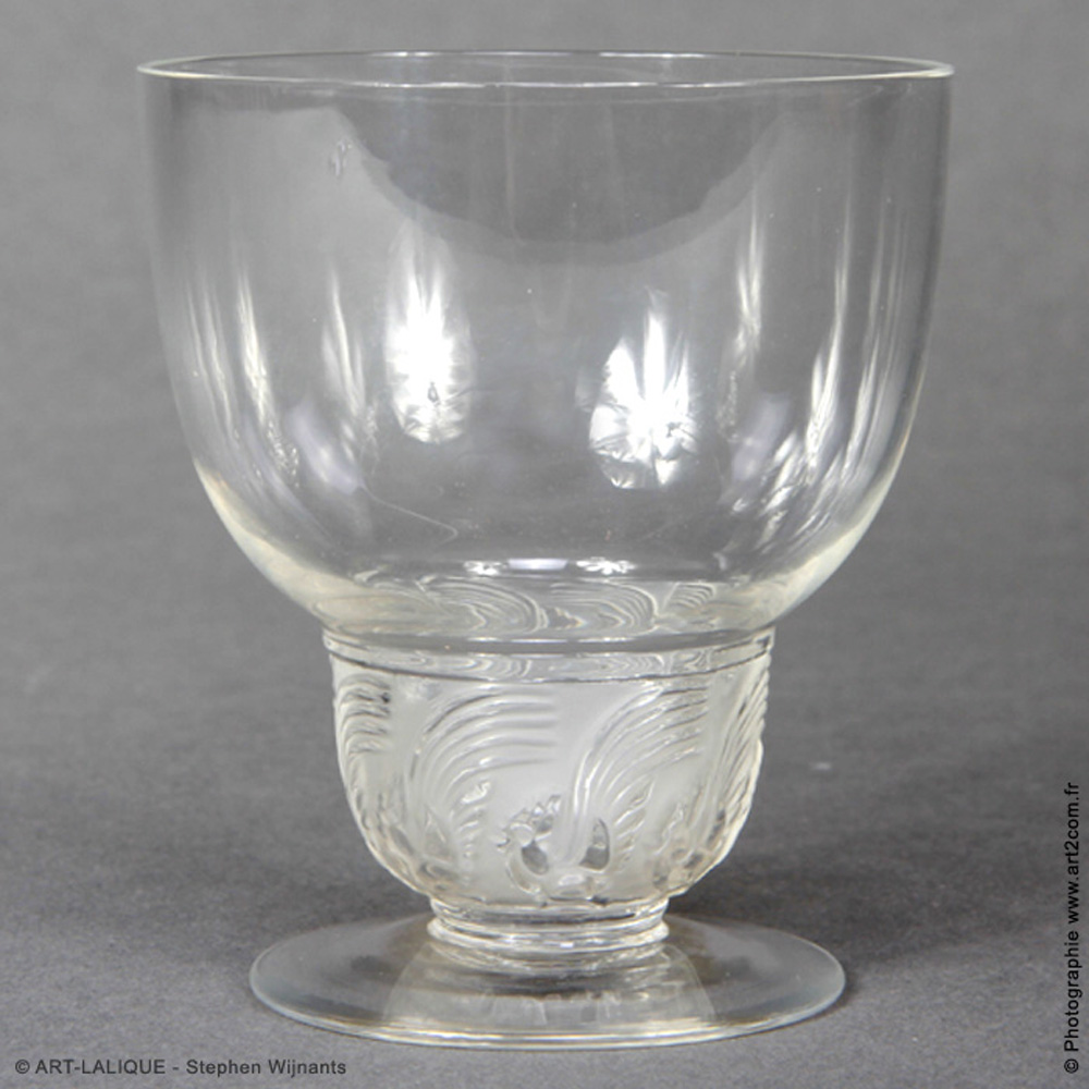 Verres à porto R.LALIQUE 1930