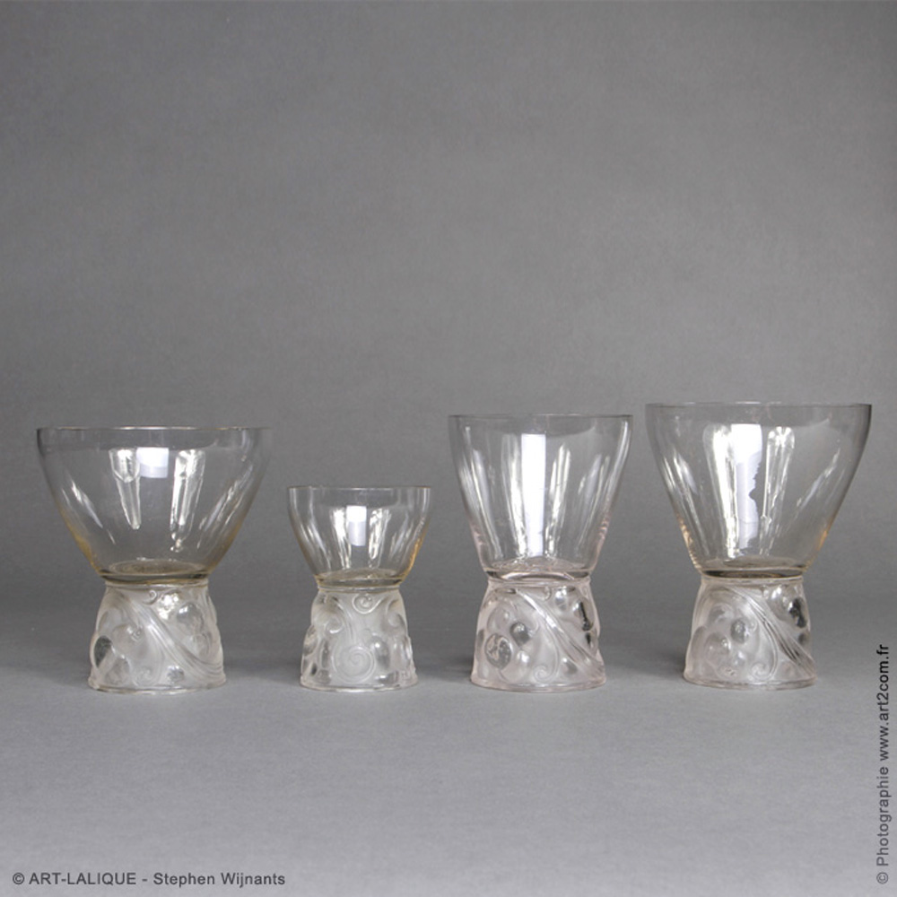 Sevice de verres R.LALIQUE 1927