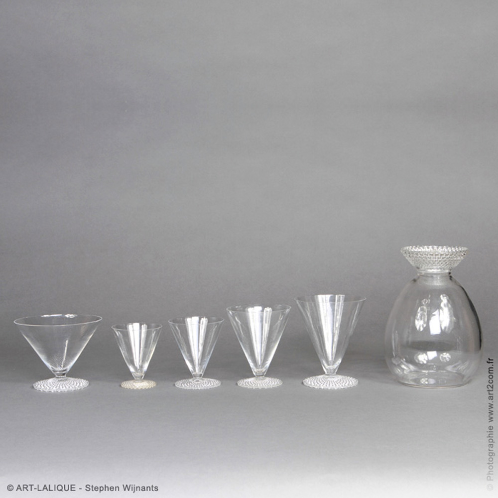  Sevice de verres R.LALIQUE 1930