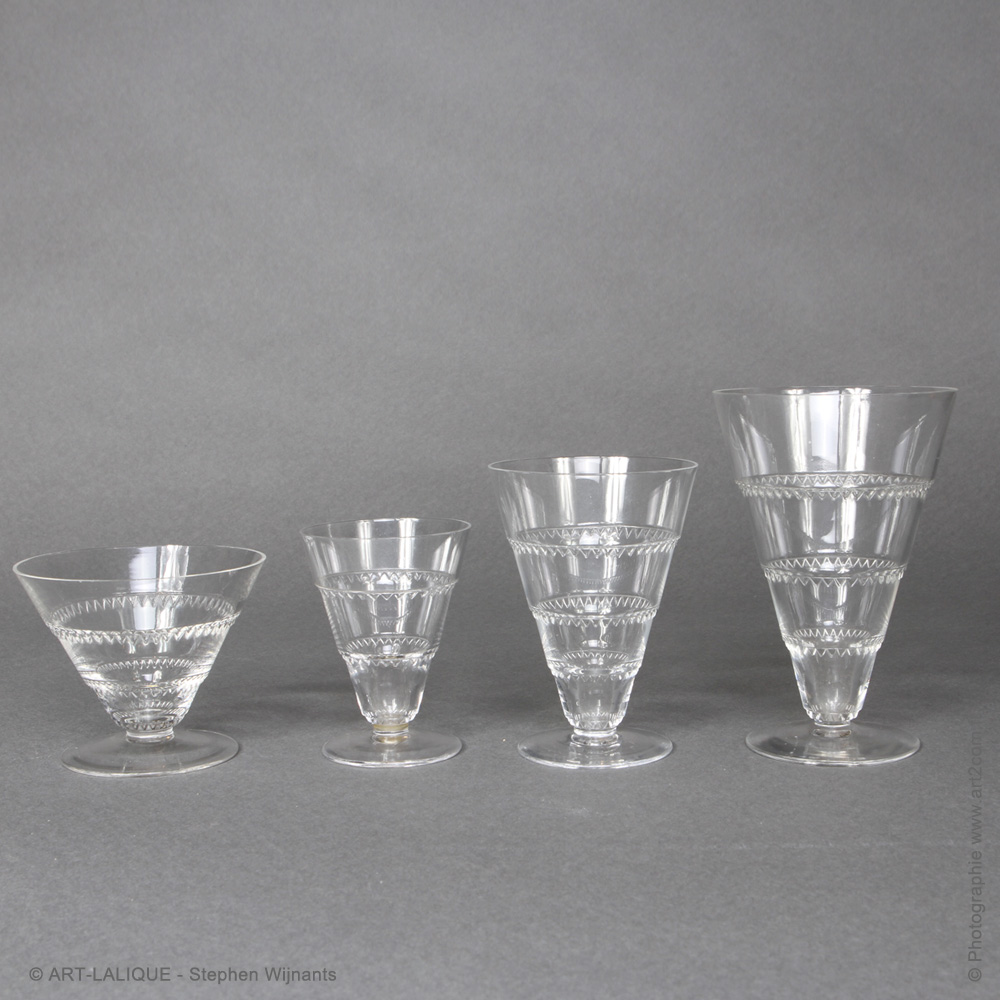 Service de verres R.LALIQUE 1932